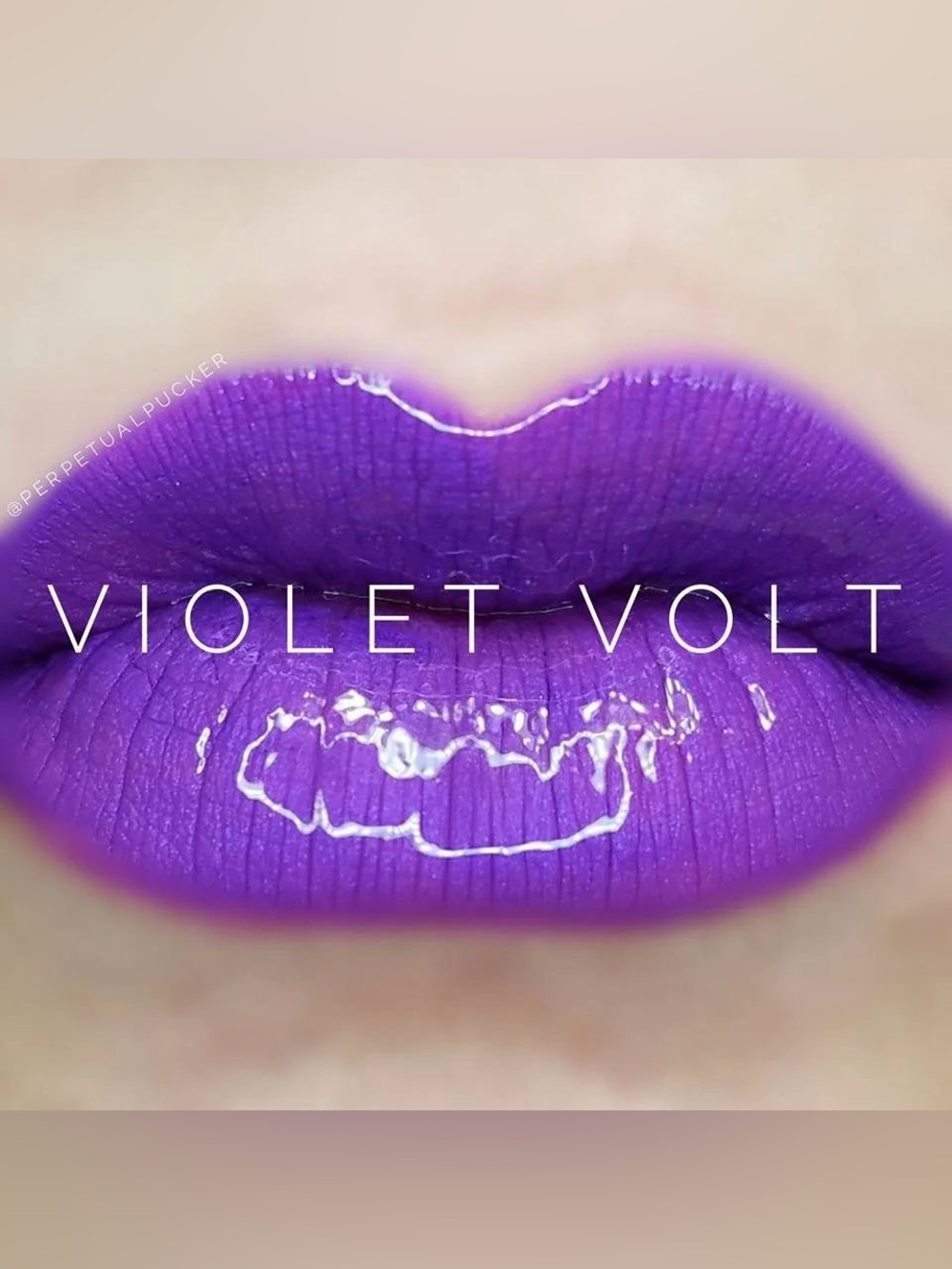 Lipsense Violet Volt NEW Cool Purple Blue Iridescent Shimmer Liquid Lipstick